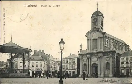 Ak Charleroi Wallonie Hennegau, Place du Centre