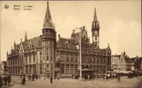Ak Großraum Gent Ostflandern, La Poste