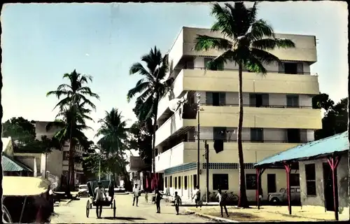 Ak Mahajanga Majunga Madagaskar, Straßenpartie