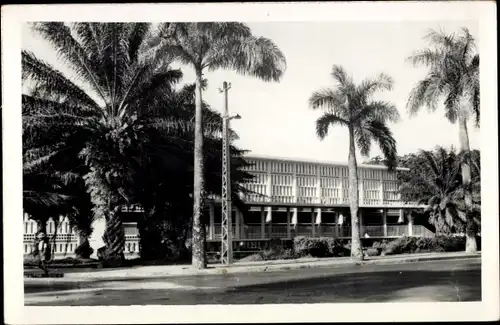 Ak Madagaskar, Gebäude, Palmen