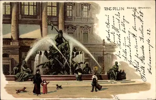 Litho Berlin Mitte, Begas-Brunnen