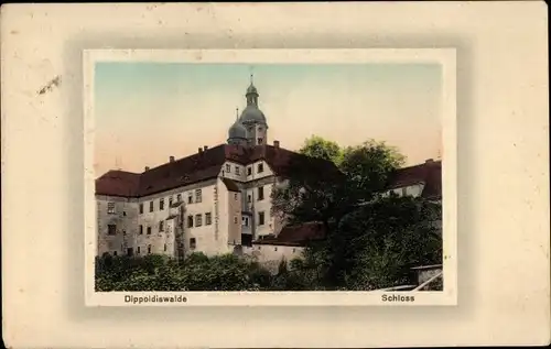 Ak Dippoldiswalde in Sachsen, Schloss