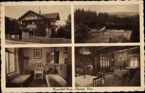 Ak Oberhof im Thüringer Wald, Kurmittelheim, Tambacher Straße 116, Innenansicht