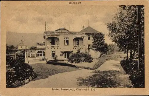 Ak Oberhof im Thüringer Wald, Hotel Sanssouci