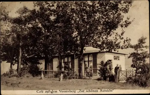 Ak Bad Cleve Kleve am Niederrhein, Café auf dem Vossenberg Zur schönen Aussicht