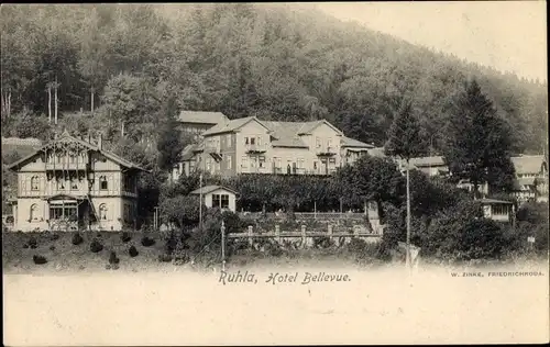 Ak Ruhla in Thüringen, Hotel Bellevue