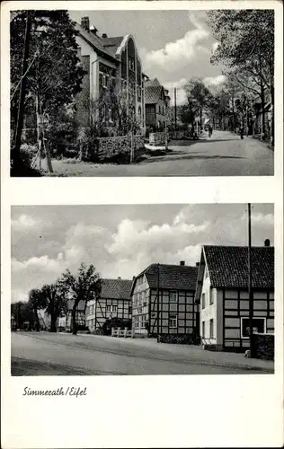 Ak Simmerath in der Eifel, Straßenpartie, Geschäft Wilh. Lauscher