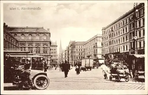 Ak Wien I. Innere Stadt, Kärntnerstraße