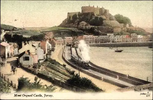 Ak Gorey Jersey Kanalinseln, Schloss Mont Orgueil