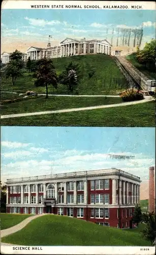 Ak Kalamazoo Michigan USA, Western State Normal School, Science Hall