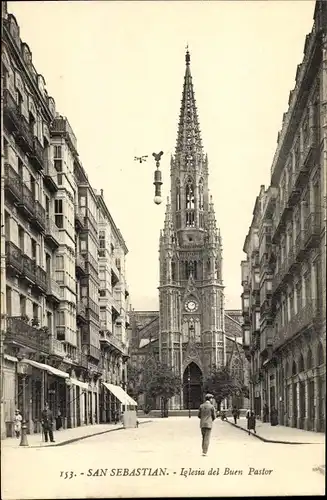 Ak Donostia San Sebastian Baskenland, Iglesia del Buen Pastor