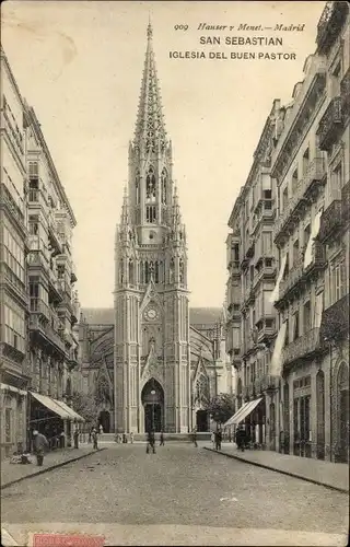 Ak Donostia San Sebastian Baskenland, Iglesia del Buen Pastor