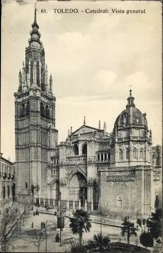 Ak Toledo Kastilien La Mancha Spanien, Catedral
