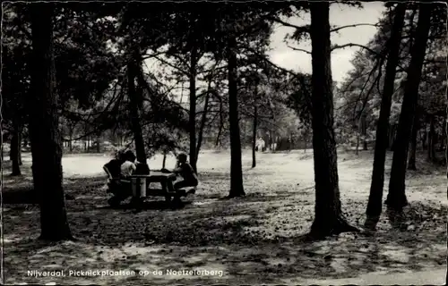 Ak Nijverdal Overijssel Niederlande, Picknickplaatsen op de Noetzelerberg