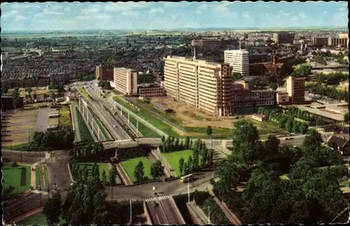 Ak Rotterdam Südholland Niederlande, Tunnel Traverse met Dijkzigt Ziekenhuis