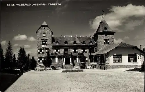 Ak Lago di Carezza Karersee Südtirol, Albergo Latemar