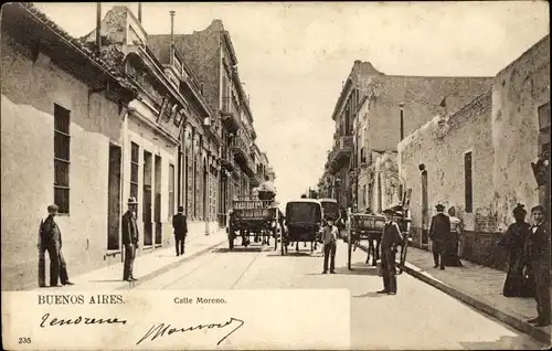Ak Buenos Aires Argentinien, Calle Moreno