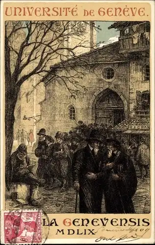 Studentika Ak Genève Genf Stadt, Université de Geneve, Schola Genevensis MDLIX