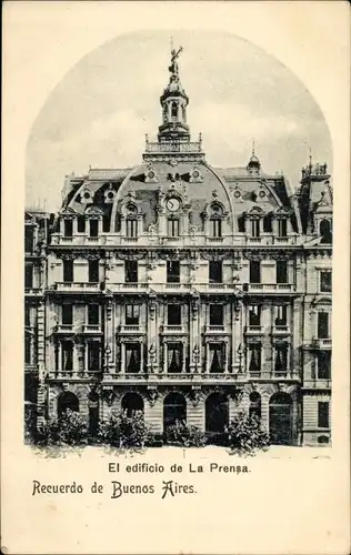 Ak Buenos Aires Argentinien, El edificio de la Prensa