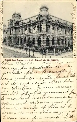 Ak Buenos Aires Argentinien, Gran Deposito de las Aguas Corrientes