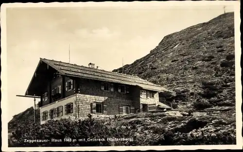 Ak Grödig in Salzburg, Untersberg bei Salzburg, Zeppezauerhaus, Geiereck