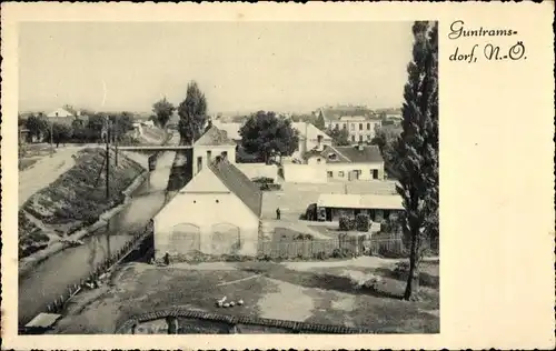 Ak Guntramsdorf Niederösterreich, Teilansicht