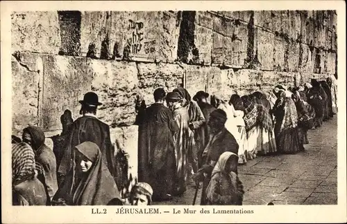 Ak Jerusalem Israel, Le Mur des Lamentations