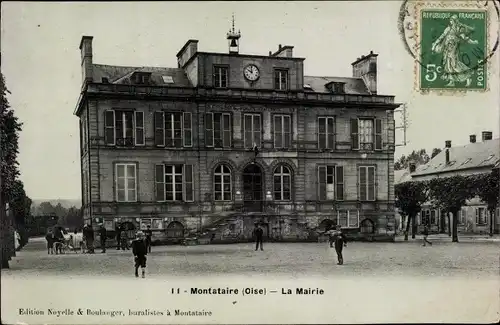 Ak Montataire Oise, das Rathaus