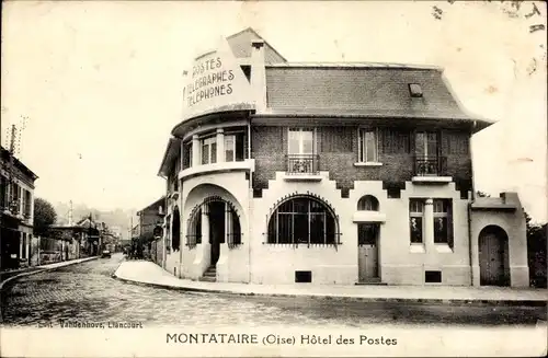 Ak Montataire Oise