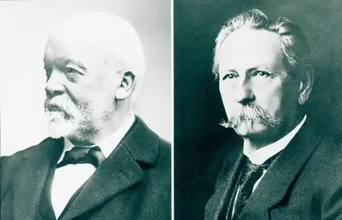 Foto Gottlieb Daimler und Karl Benz, Portrait