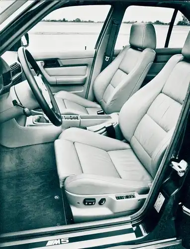 Foto Reklame, PKW, Auto, BMW M5, Innenansicht