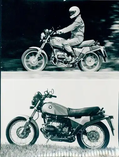 Foto Reklame, Motorrad, BMW R 80 ST, Motorrad der Vernunft 1982