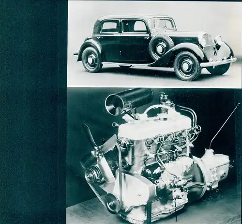 Foto Reklame, PKW, Auto, Mercedes Benz 260 D, Motor