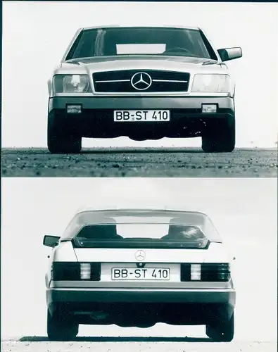 Foto Reklame, Auto, Mercedes Benz Forschungs PKW, Auto 2000