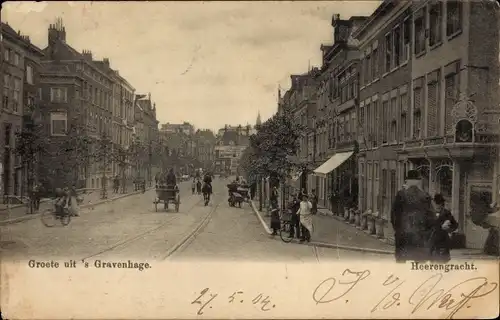 Ak 's Gravenhage Den Haag Südholland Niederlande, Heerengracht