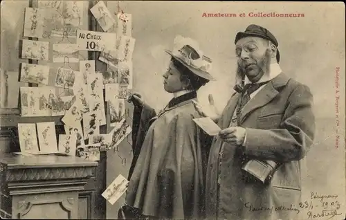 Ak Amateure und Sammler, Editions Bergeret