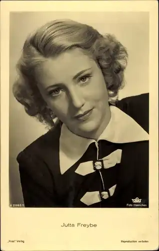 Ak Schauspielerin Jutta Freybe, Portrait, Ross Verlag A 2062 1