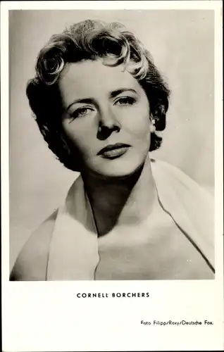 Ak Schauspielerin Cornell Borchers, Portrait