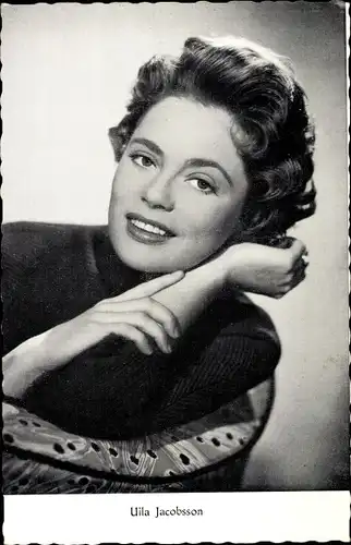 Ak Schauspielerin Ulla Jacobsson, Portrait