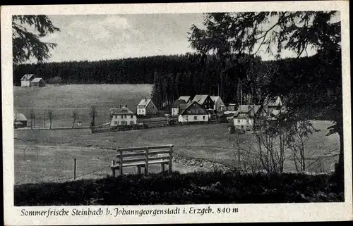 Ak Steinbach Johanngeorgenstadt im Erzgebirge, Panorama