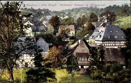 Ak Frohnau Annaberg Buchholz Erzgebirge, Frohnauer Hammer im Hüttengrund