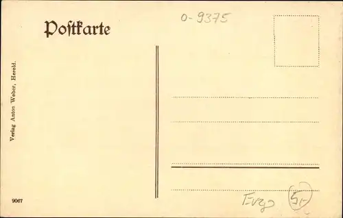 Ak Herold Thum im Erzgebirge Sachsen, Totalansicht der Ortschaft