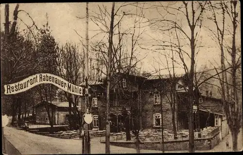 Ak Rabenau im Erzgebirge, Rabenauer Grund, Restaurant Rabenauer Mühle