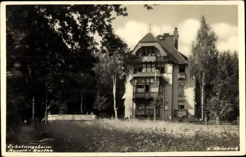 Foto Ak Hartha Hintergersdorf Tharandt im Erzgebirge, Erholungsheim