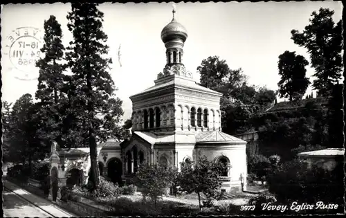 Ak Vevey Kanton Waadt, Eglise Russe