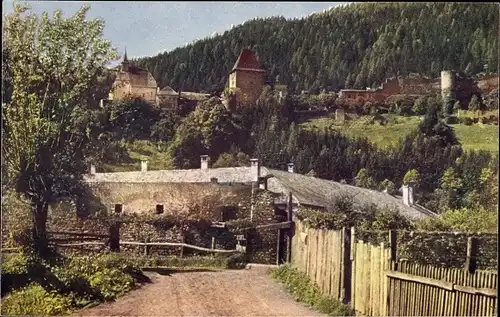 Ak Friesach in Kärnten, Ruine Petersberg
