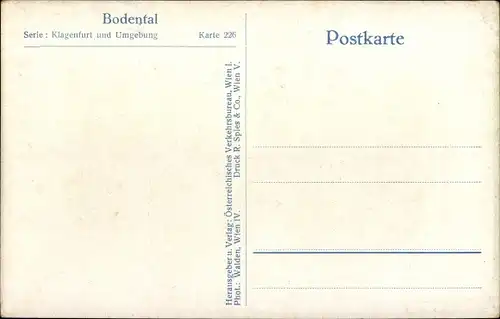 Ak Bodental in Kärnten, Ortsmotiv