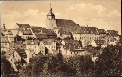 Ak Ronneburg in Thüringen, Teilansicht