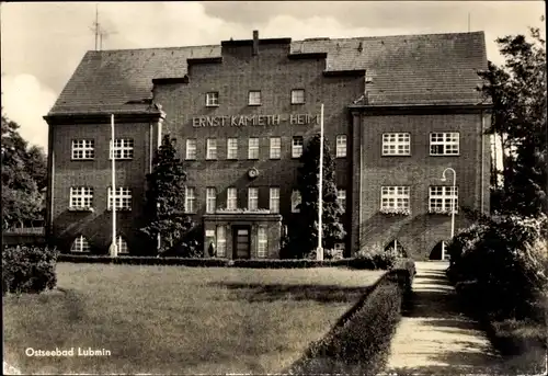 Ak Ostseebad Lubmin Vorpommern, Ernst-Kamieth-Heim, Außenansicht