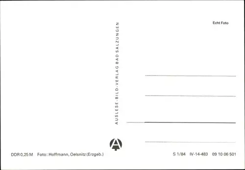 Ak Dittersdorf Saalfelder Höhe Saalfeld an der Saale Thüringen, Straßenpartie, Fachwerkhaus